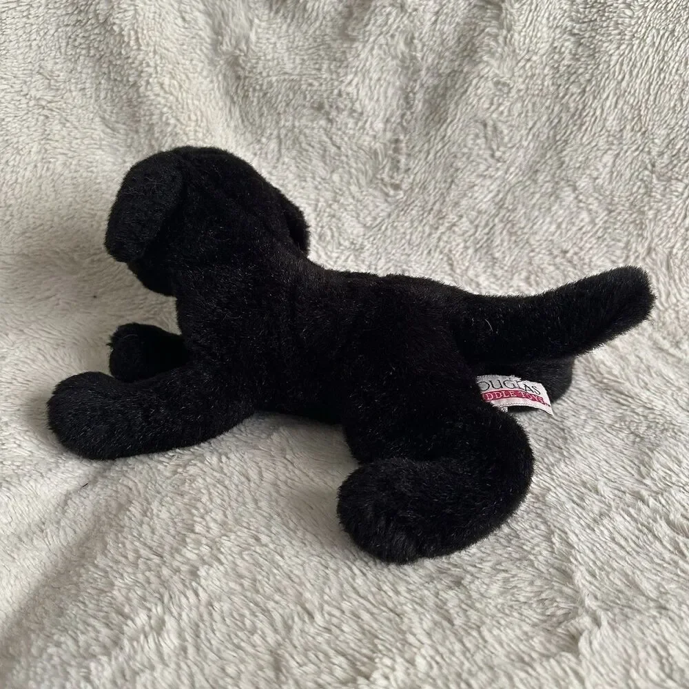 Douglas Cuddle Toys Pink Tag Brewster Black Lab 11” Vintage Dog Plush